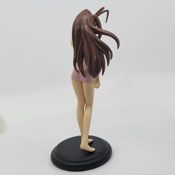 Love Hina Naru Narusegawa Pink Bath Towel Edition 18 scale Epoch statue with box - Picture 7 of 16